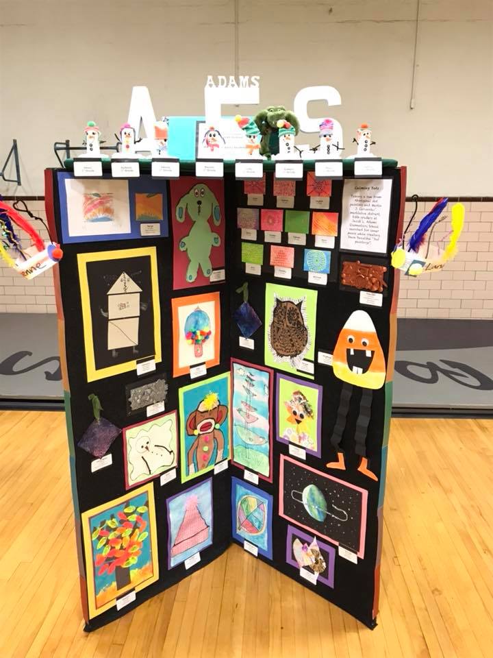 It’s up! <a href="/JLAdamsGators/">Jacob L. Adams Elem</a> display is up for your viewing pleasure this weekend! Location: Douglas Freeman High School for the @Henrico <a href="/HenricoSchools/">Henrico Schools</a>   2018 A.R.T.S. Festival! Open from 10 to 4 Saturday and Sunday. #ReppinHenrico #GatorPride