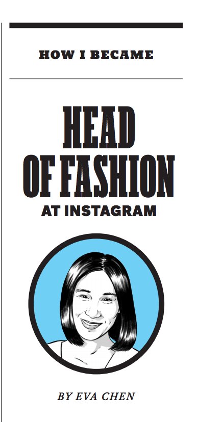 How did @evachen212 become head of fashion at <a href="/instagram/">Instagram</a>? "When social media first came along I loved it. ... I became known as the editor who really liked Instagram." 

She shares this and more in Sunday's <a href="/nytimes/">The New York Times</a> for kids. Don't miss it!