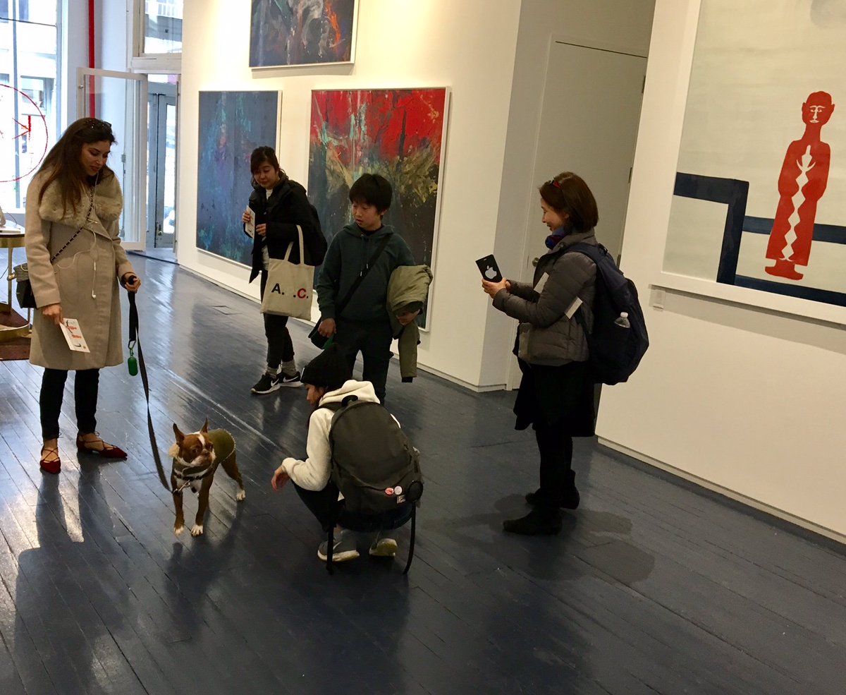 kaigallerynyc's tweet photo. Welcomed our first canine visitor at Kai Gallery today!!!
#kaigallery #kaigallerynyc #kaigallery #bostonterrier #dogsofinstagram #dogsofinsta #artdog #galleryhopping @asiaweekny #asiaweek #myungwonkim #jaredfitzgerald #contemporaryasianart #contemporaryart #soho #sohoart https://t.co/LHIzjMTQHn