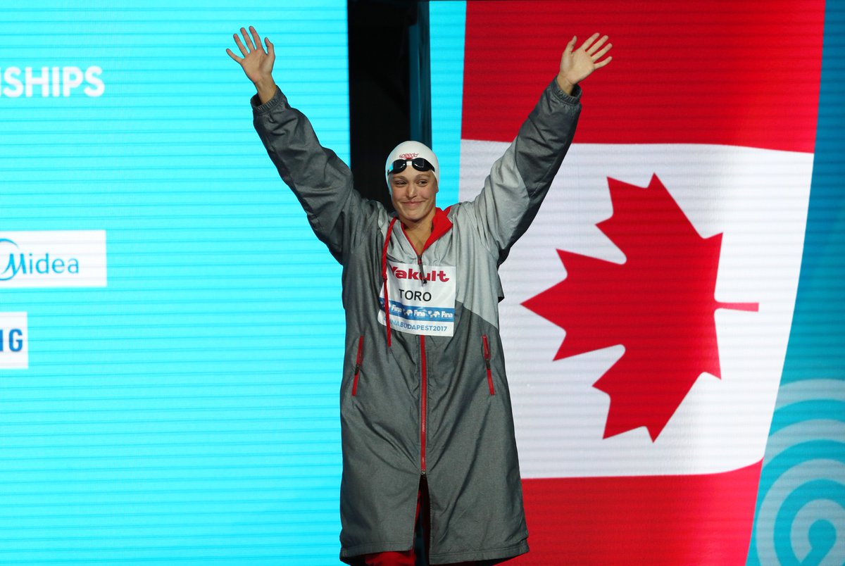 Toro made everything after the “but” count. Congratulations @michellewill5 on a great career representing Canada in the pool! swimming.ca/en/news/2018/0…