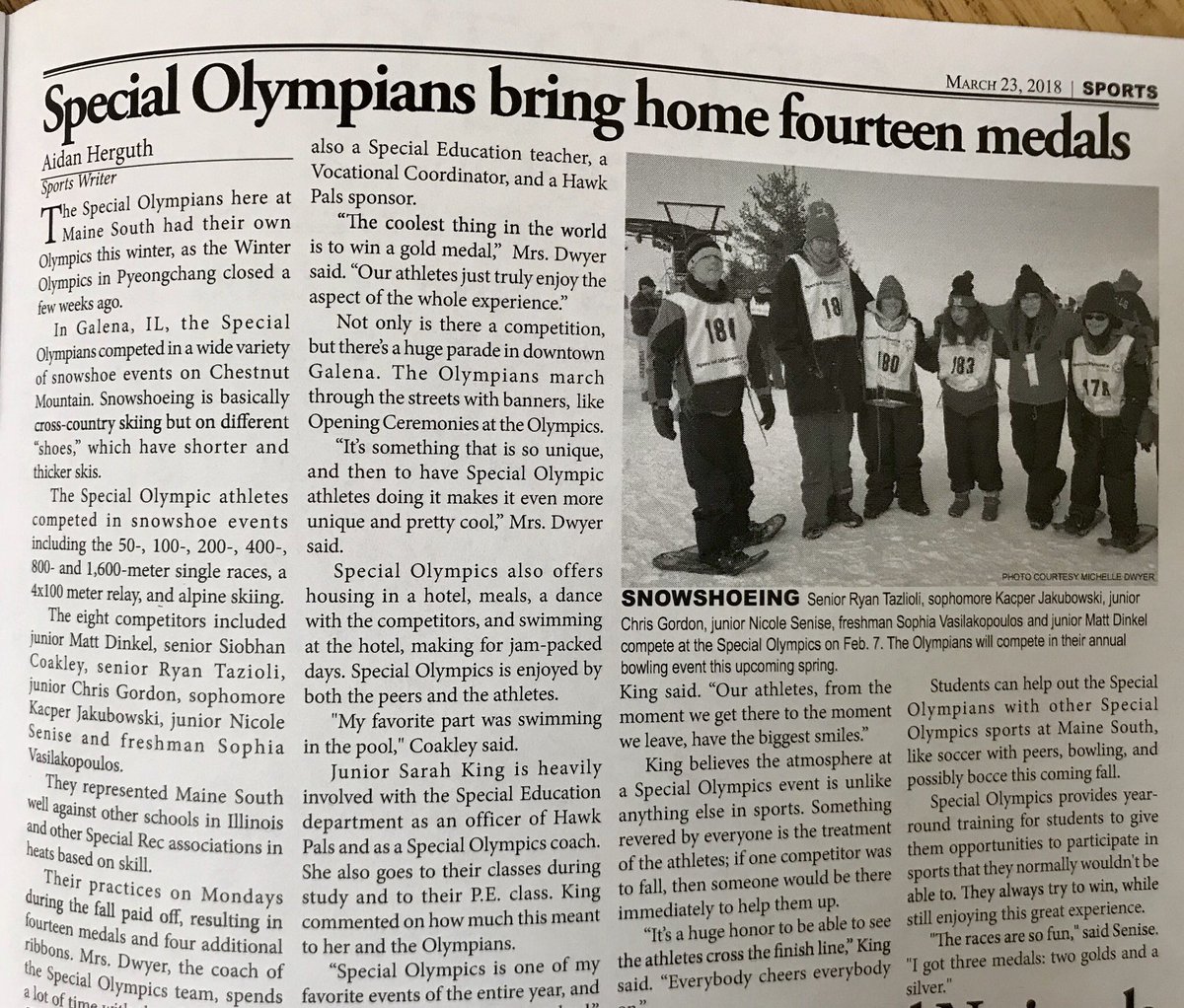 MSHS_SO's tweet photo. Look who made the latest edition of @southwords ! #ChooseToInclude #207Now https://t.co/AIvbMswWKg