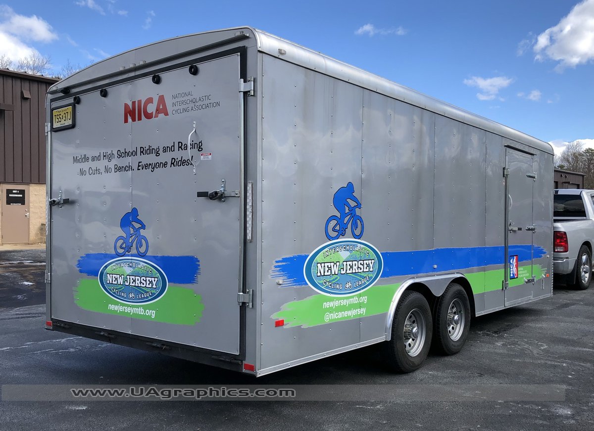 UAgraphics's tweet image. Ready to Ride! NJICL's latest #trailergraphics check them out at newjerseymtb.org