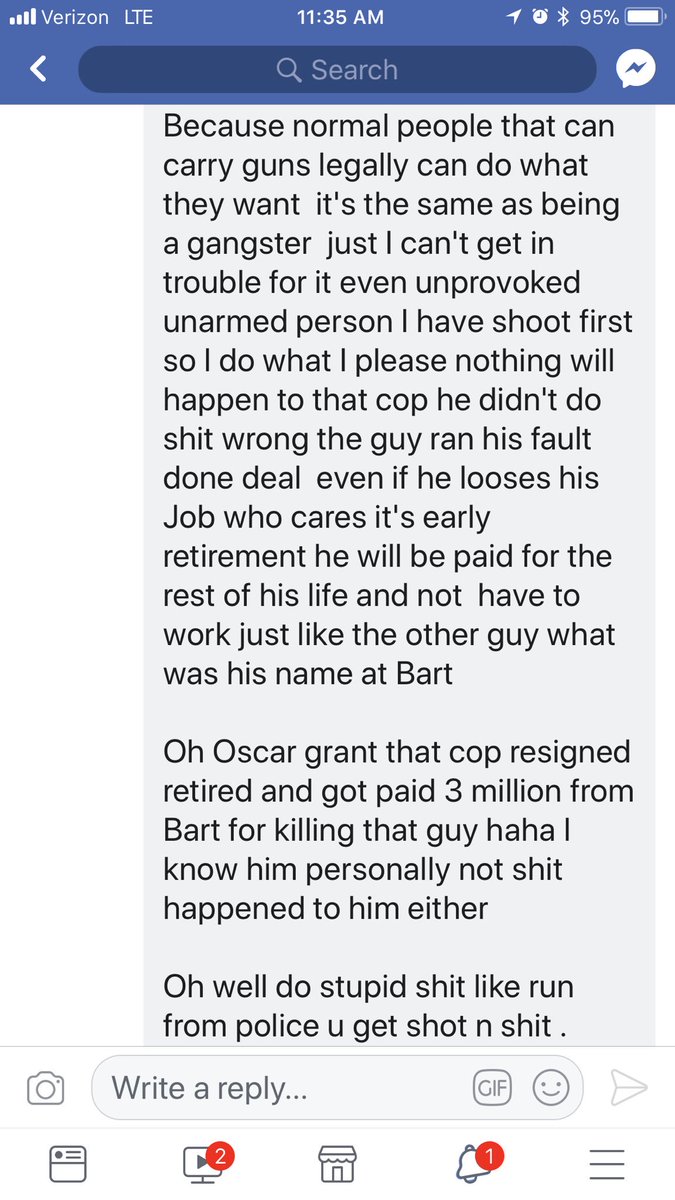 mrsZtheeOne's tweet photo. @YesYoureRacist please find this guy... in light of Sacramento’s recent police murder this is what he said https://t.co/nd7wGQXNx3