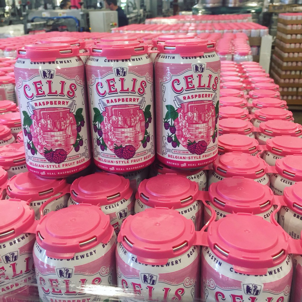 CelisBeers's tweet photo. You can put these cans in your hands starting April 2 #Celis #RaspberryReturns #Beer #Cans #Spring #txbeer #texasbeer #berry #soon https://t.co/FygkIMHdDv