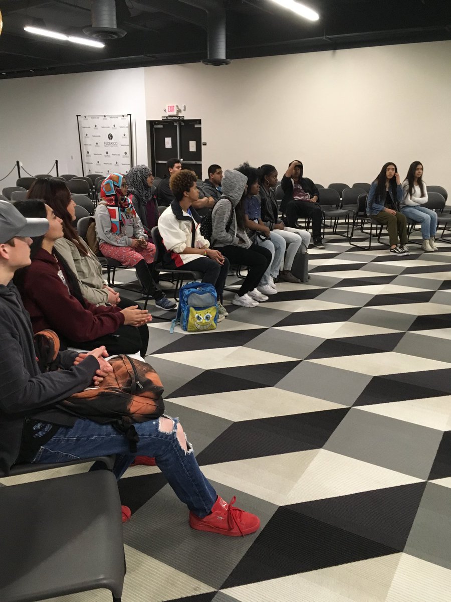 NHS_CCR's tweet photo. #Nighthawks learning about Federico’s Beauty Institute! https://t.co/adrn4Or8Xg