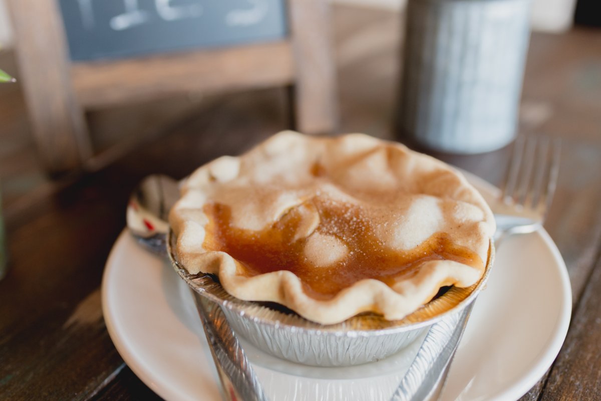 We're building community, one pie at a time.