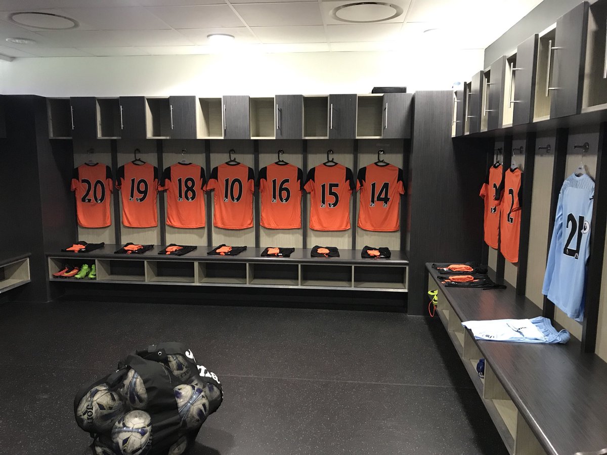 Thanks to Karen for making the changing rooms look amazing before the U12s game this evening ⚽️👌🏻