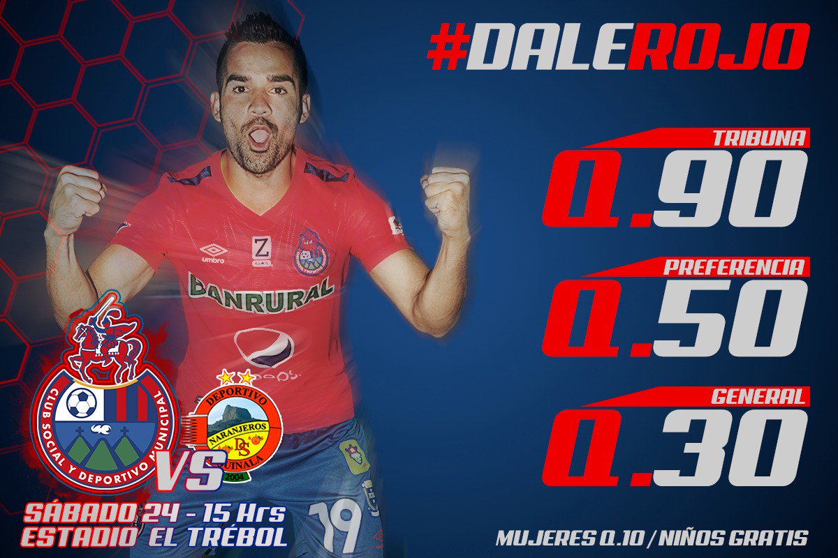 Rojos_Municipal's tweet photo. #VamosRojos, mañana será un gran día en "El Trébol". 😈🔥 https://t.co/6zFVN1vdXX