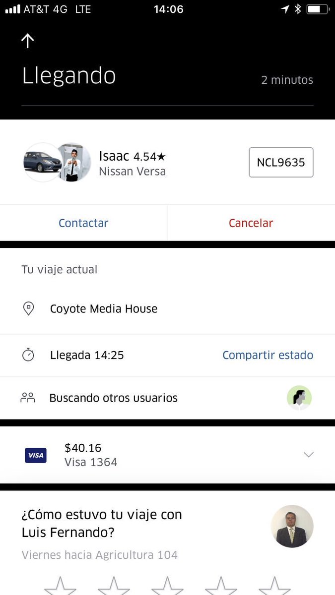 pabloleonolea's tweet photo. @Uber cada vez peor! Me dice el uber pool: pide x, codo. Lleva 45 minutos en el mismo lugar con tal de no cancelar.  #fatal #ubermexico @ubermexico https://t.co/p1BBEFWkGW
