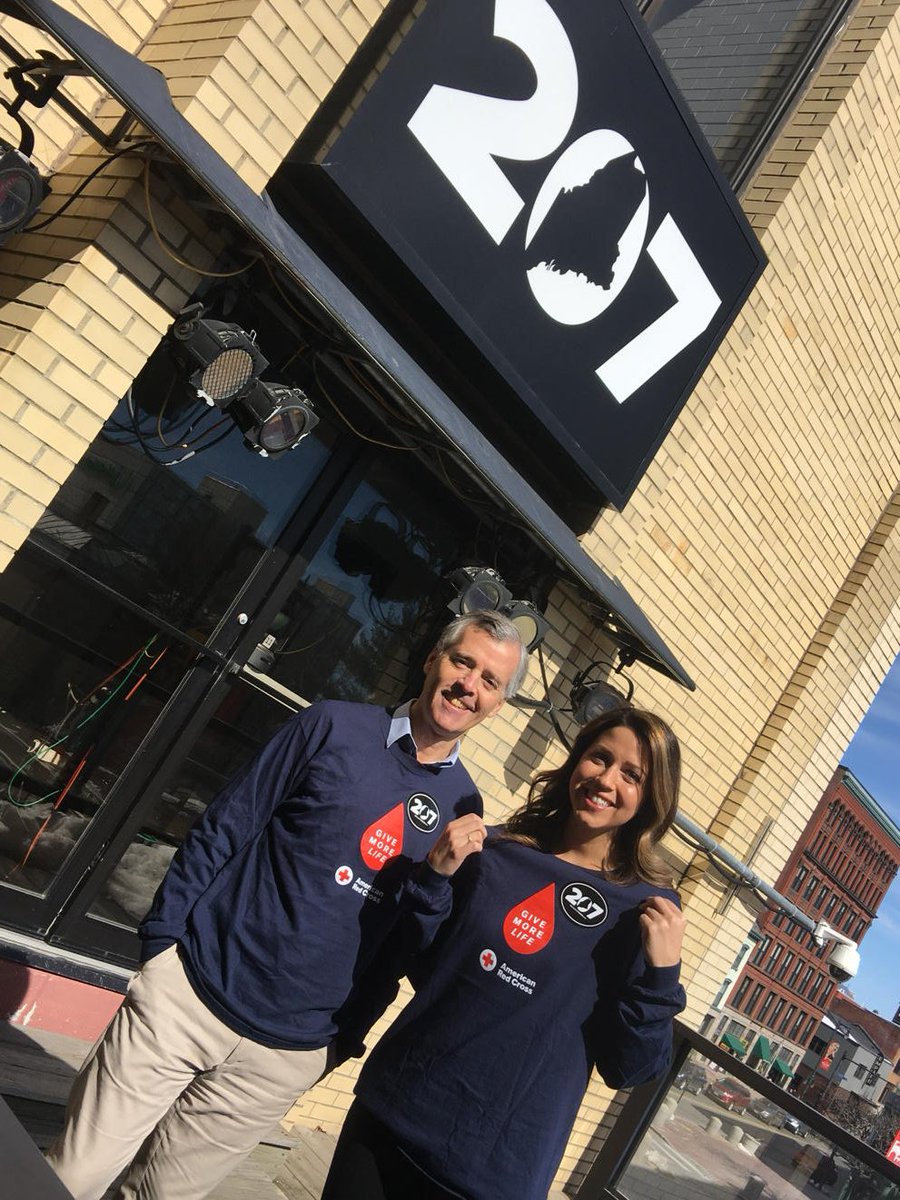 Rob Caldwell (@robcaldwell207) on Twitter photo Who wears the @ARC_Maine shirt better? Clearly <a href="/amanduhill/">Amanda Hill</a>. Sign up for the <a href="/newscentermaine/">NEWS CENTER Maine</a> blood drive Wednesday. Who wears the @ARC_Maine shirt better? Clearly <a href="/amanduhill/">Amanda Hill</a>. Sign up for the <a href="/newscentermaine/">NEWS CENTER Maine</a> blood drive Wednesday.