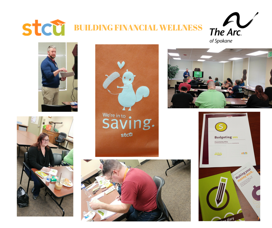 arcspokane1's tweet photo. Part of @arcspokane1 commitment to employee #wellness is #financialwellness ! Thank you @stcu , Erik, and Brandy for coming out to host this #budgeting workshop....and for lunch! 
#employeesfirst #FridayFeeling #employees #BeingAnAdultIn4Words #support #inclusion #advocacy https://t.co/S61Sx5FexZ