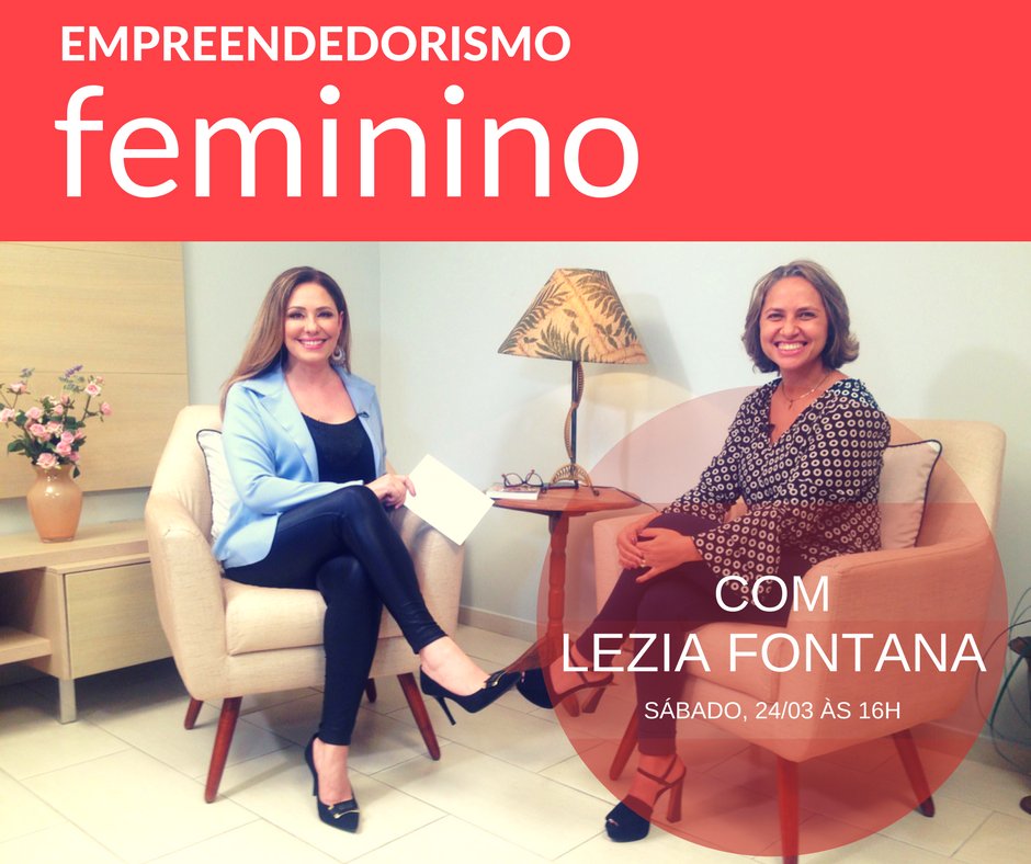 VidaeAtitude's tweet photo. E neste fim de semana teremos um bate-papo sobre #Empreendedorismo com a Lézia Fontana. Vamos falar dos desafios da Mulher e também de propósitos! É amanhã, às 16h no canal 25 da #NET https://t.co/eS1xN16iPC