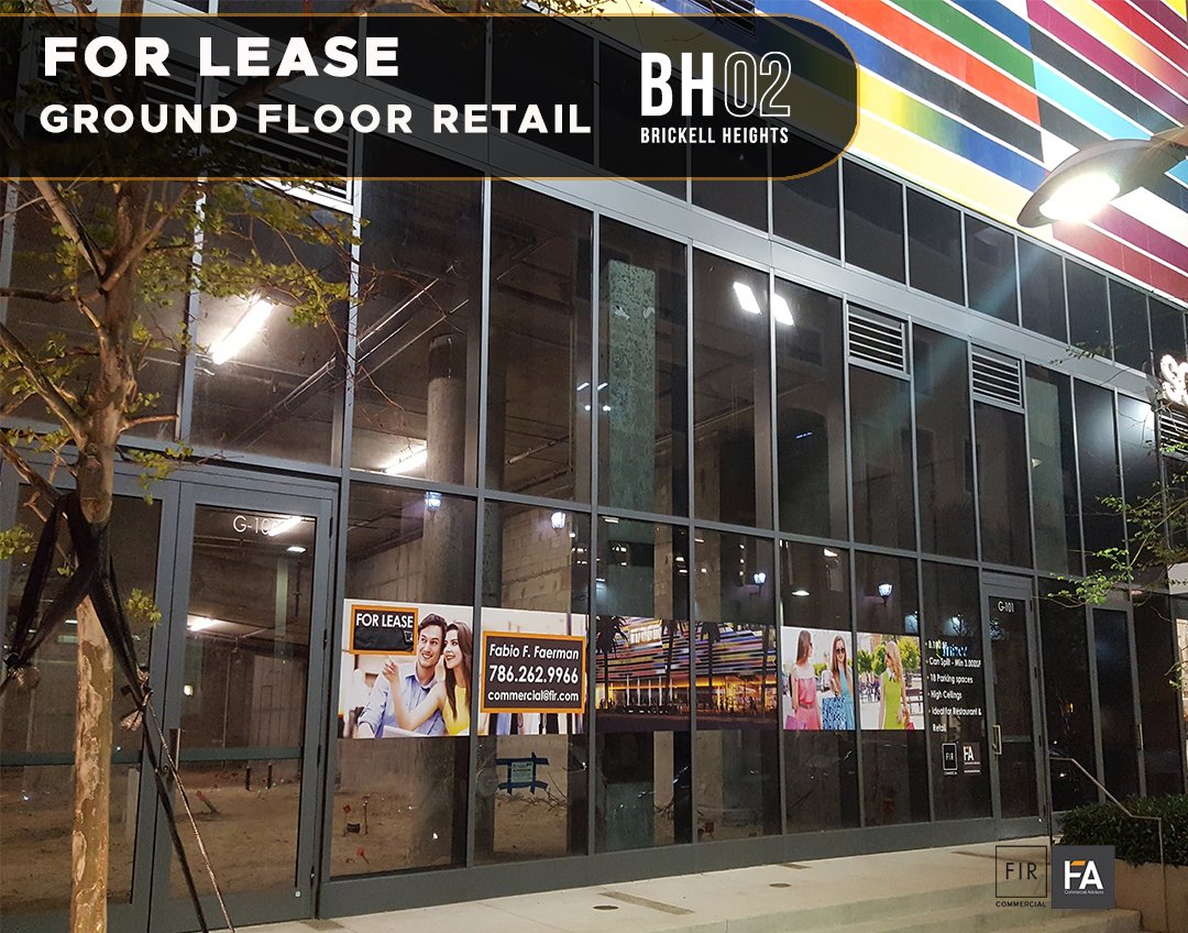 TopCommercial's tweet photo. Brickell Heights - Retail Spaces For Lease. 55 SW 9th St, Miami, FL. More info 786.262.9966 or visit https://t.co/oDwO5lOQPB
#ForLease #Retail #retailleasing #Brickell #Miami #FinancialDistrict #SouthFlorida #CRE #FaCommercial #FortuneIntl #Investment SouthFlorida #305 https://t.co/3j3TMOHkLL