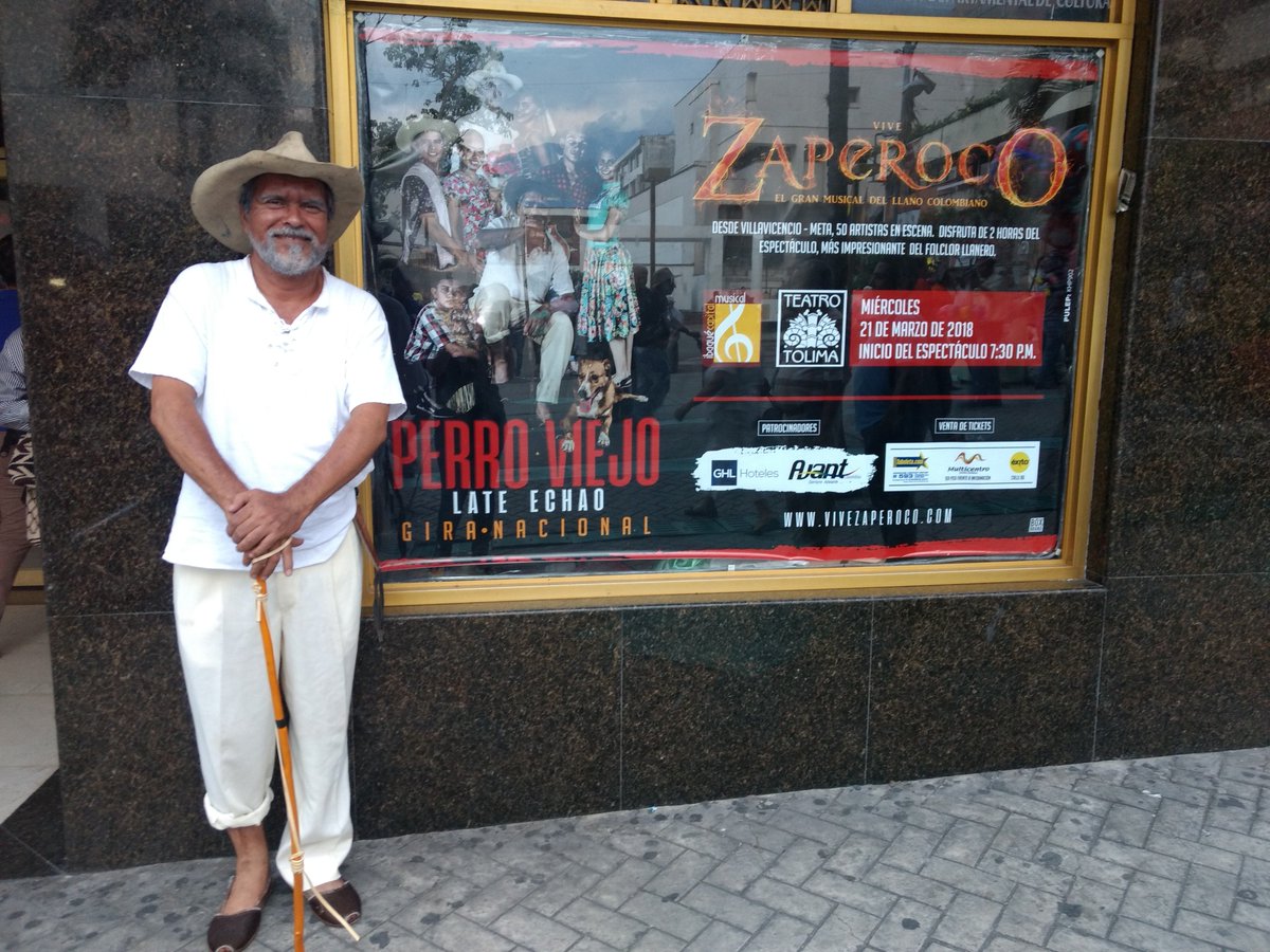 JUGLAREANDO's tweet photo. Hoy viernes Cali vivirá por segunda y última fecha una descarga de energía llanera con el primer gran musical vive zaperoco: perro viejo late echao. Teatro municipal Enrique Buenaventura. https://t.co/GtAmgDkHZJ