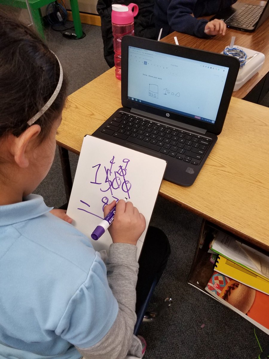 owltweets3's tweet photo. We did it! We tried @Classkick and #3ActMath today. I love how I can write feedback on their slides and project their learning. Endless possibilities! Thanks @lekadegroot! #1stchat #3rdchat #4thchat #MHErocks https://t.co/magpSg60dt