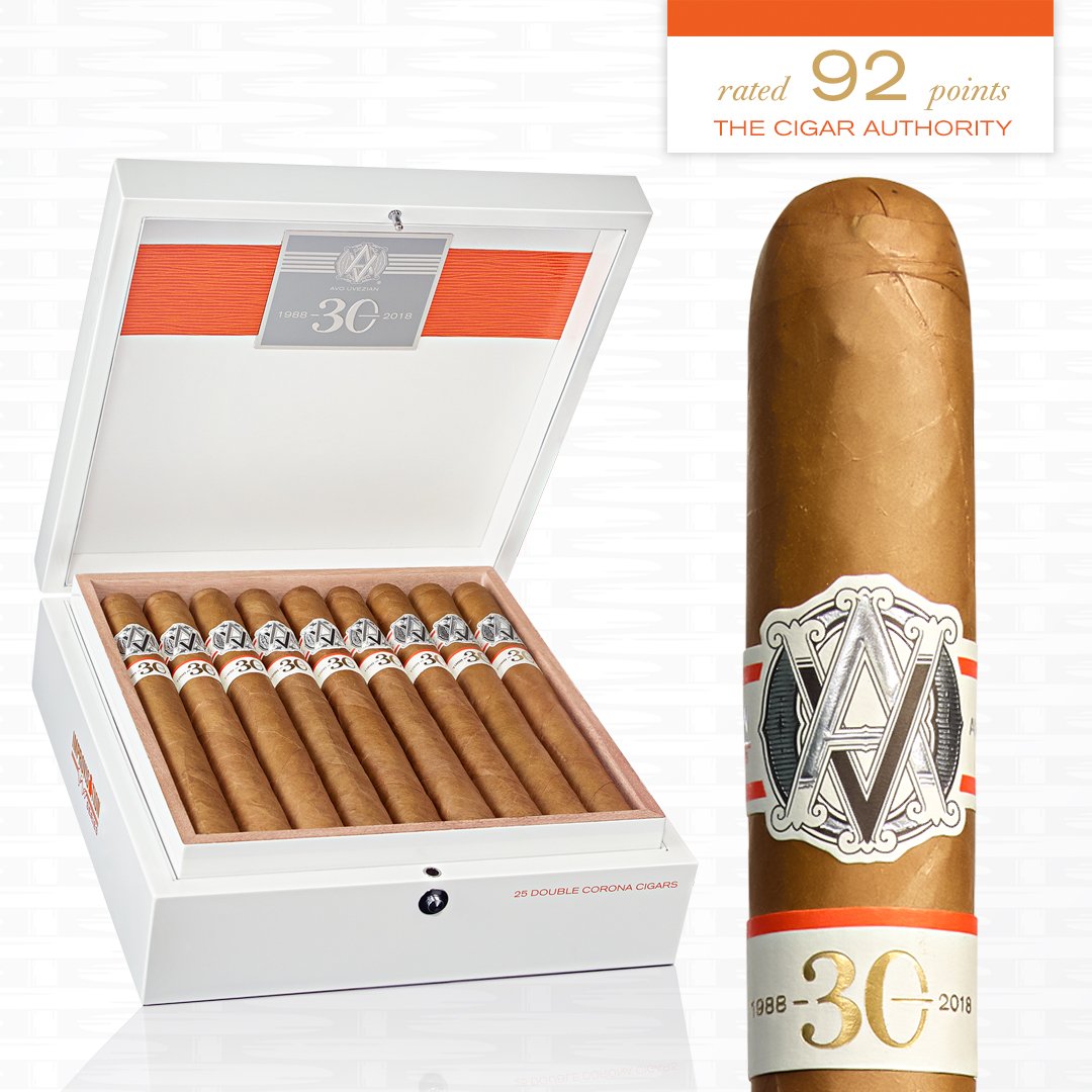 AVO Improvisation 30 Years - Rated 92 points. 
"I was pleasantly surprised by all the flavor changes in the AVO 30th Improvisation Limited Edition. It serves the legacy of AVO well, definitely a must have for fans of the brand or the man himself." - @thecigarauthority
#AVO30YEARS