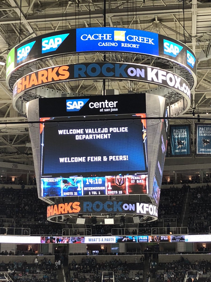 Our #BayArea staff got together with family &amp; friends for a fun (winning!) <a href="/SanJoseSharks/">San Jose Sharks</a> game last night! #LetsGoSharks