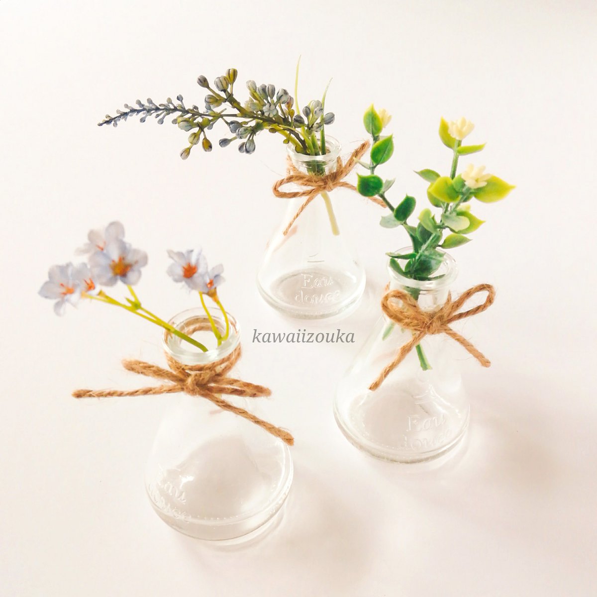توییتر 可愛い造花やさん در توییتر セリアのガラスのミニ小瓶に麻のリボン 可愛い造花 お世話いらずの一輪挿しの完成 セリア アレンジ 可愛い ミニサイズ ハンドメイド好きさんと繋がりたい T Co 6nhdf01gqy