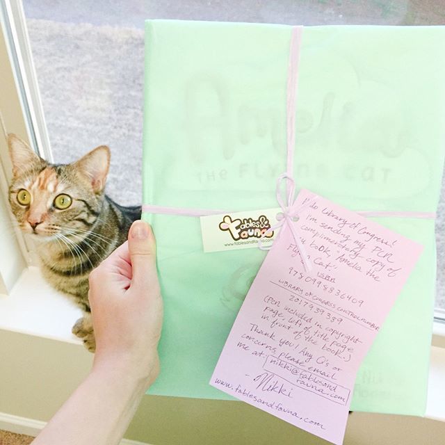 fablesandfauna's tweet photo. I sent in my official book copy to the Library of Congress! It's something every book with a PCN has to do, so lemme just CHECK that off of my Publisher to do list! 😉

Don't think I had to package Amelia the Flying Cat so nicely, but hey, I like ship… https://t.co/pWe3jYMMVZ https://t.co/9nGRU5J2SK