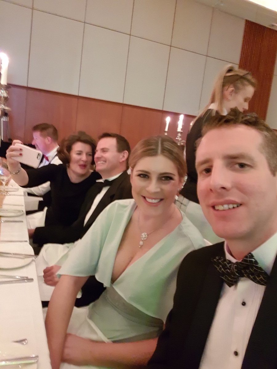 Enjoying the #Miicorkball18 as a guest of <a href="/CorkChamber/">Cork Chamber</a> in <a href="/RochestownPark/">Rochestown Park Hotel</a>..more than one selfie going on here! #kearysbmwmii