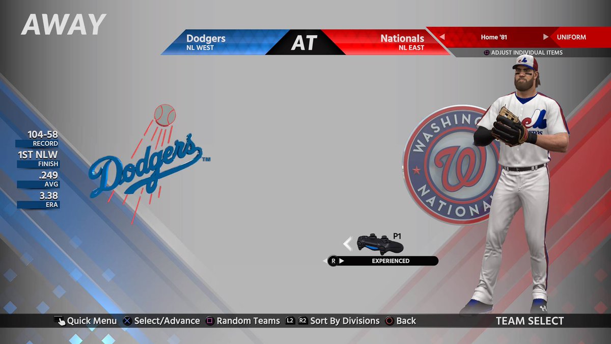 Steve Noah on X: Montreal Expos uniforms in MLB The Show 18 are flames   / X