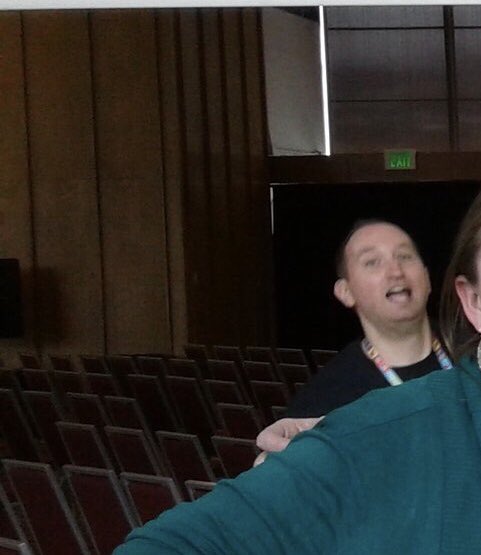 KBeddes's tweet photo. I see you @downrightdave #photobomber #ucet18 #YOUcet #UTedChat https://t.co/CUPJTYaHub