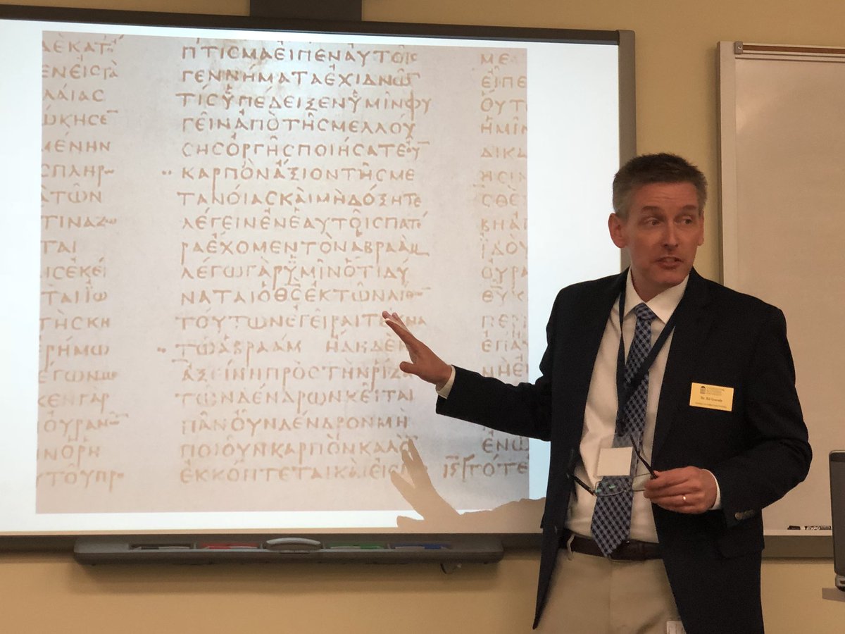 AbidanPaulShah's tweet image. “Quo Vadis, New Testament Textual Criticism?” With Dr. Maurice Robinson and Dr. Ed Gravely at Charleston Southern University #NewTestament #TextualCriticism