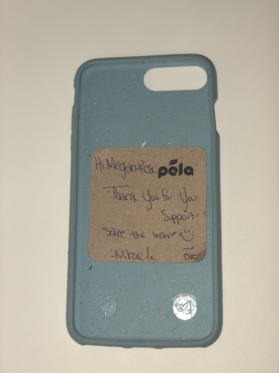 Megan_Rose1998's tweet photo. So happy! Thank you to @PelaCase for my biodegradable phone case 🎉#plasticfree https://t.co/H3gquoDqyu