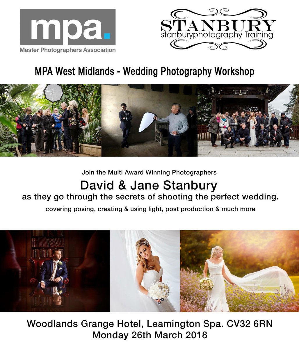 stanburyphoto's tweet photo. Looking forward to our #Wedding #Photography Workshop with #MPA west Midlands this Monday supported by #Graphistudio who will also be showing all the new amazing products. D&Jxx
https://t.co/v5B4OILoDb https://t.co/nCCOwNNgfV