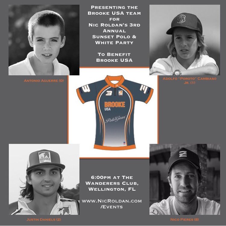 GreenwichPolo's tweet photo. Some of our favorite players will be at @NicRoldan ’s #sunsetpolo tonight. Best of luck to all, cannot wait to see you back at #greenwich https://t.co/eGe7E0pQit
