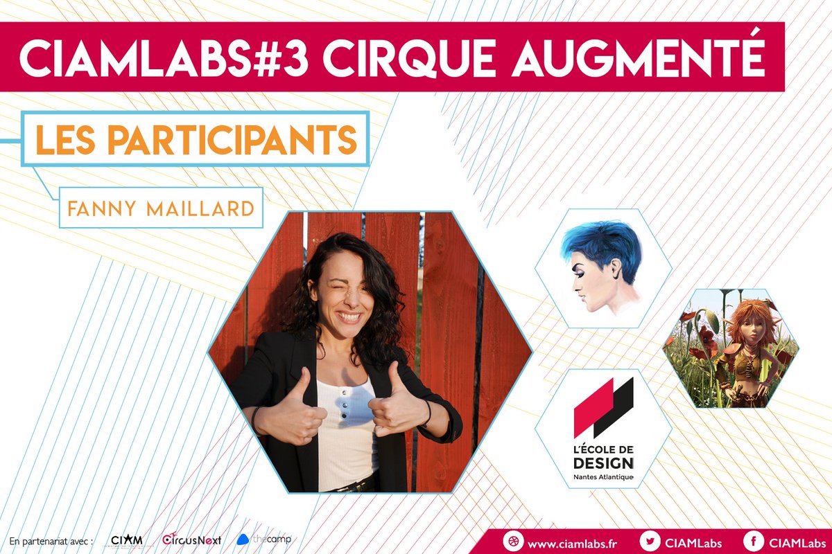 #Participant <a href="/fano_mllrd/">Fanny Maillard</a> fait partie de l'aventure <a href="/CIAMLabs/">CIAMLabs</a>#3 ! 
Rendez-vous demain pour connaître la composition des équipes !
A suivre aussi sur ciamlabs.fr
#Hackathon #ciamlabs #innovation #cirque