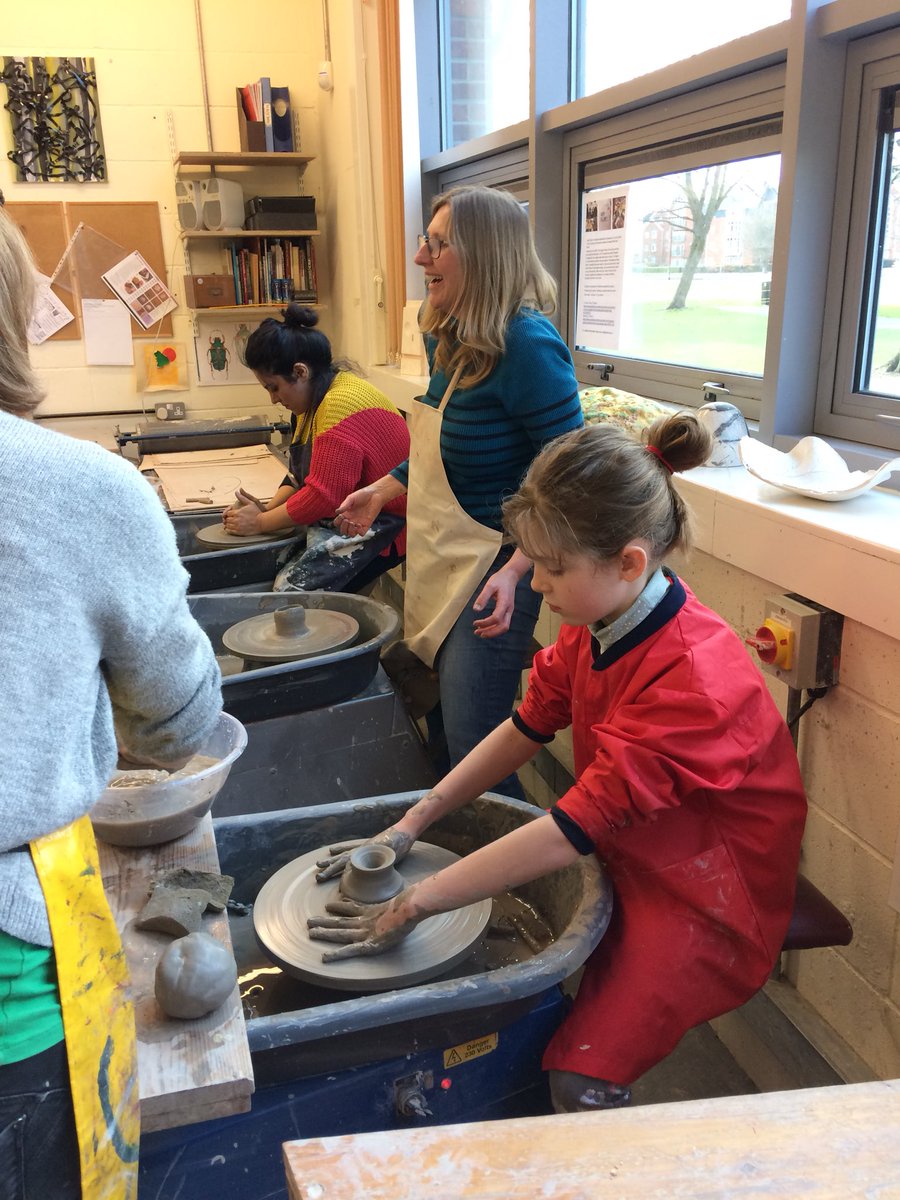 amandaminsilk's tweet photo. @CraftsCouncilUK Bedford Bird Bombing. Happy Hey Clay makers @ Bedford College https://t.co/JRy8WgXCvT