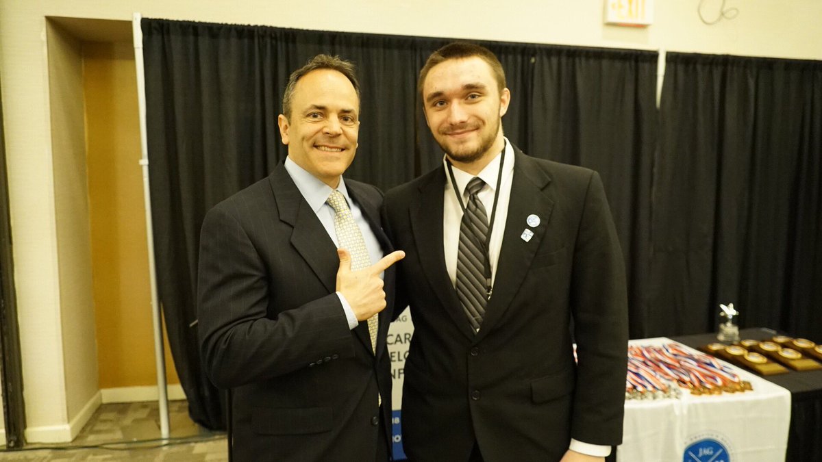 GovMattBevin's tweet photo. Thankful for groups like @JAGkentucky, who are helping Kentucky's young people find a path to success. #WeAreKY https://t.co/DZ7SYj6CAd
