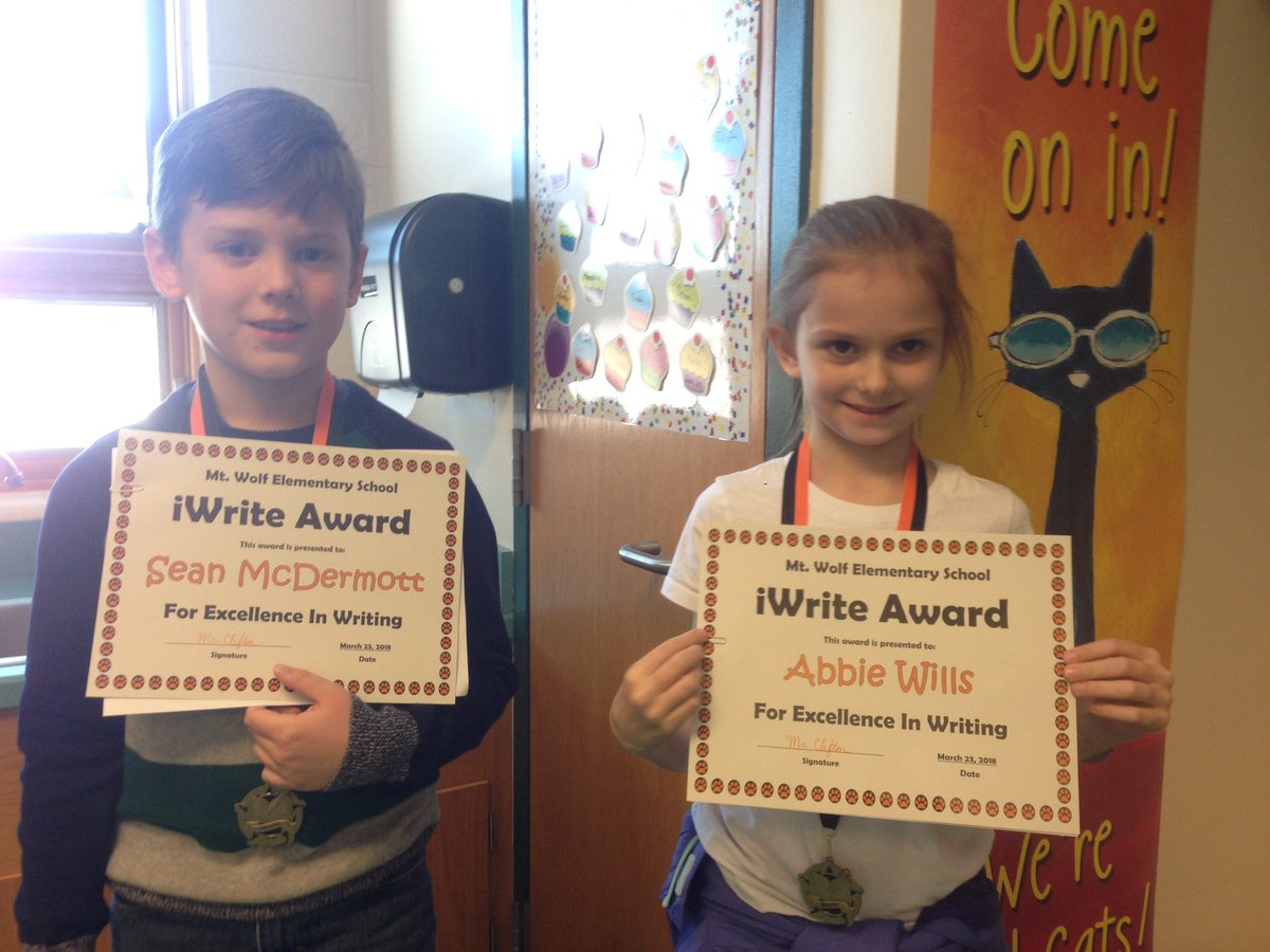 MrsBrillTweets's tweet photo. Congratulations to our iWrite readers and writers! #205fun #bobcatproud https://t.co/s6ocMgNvLL