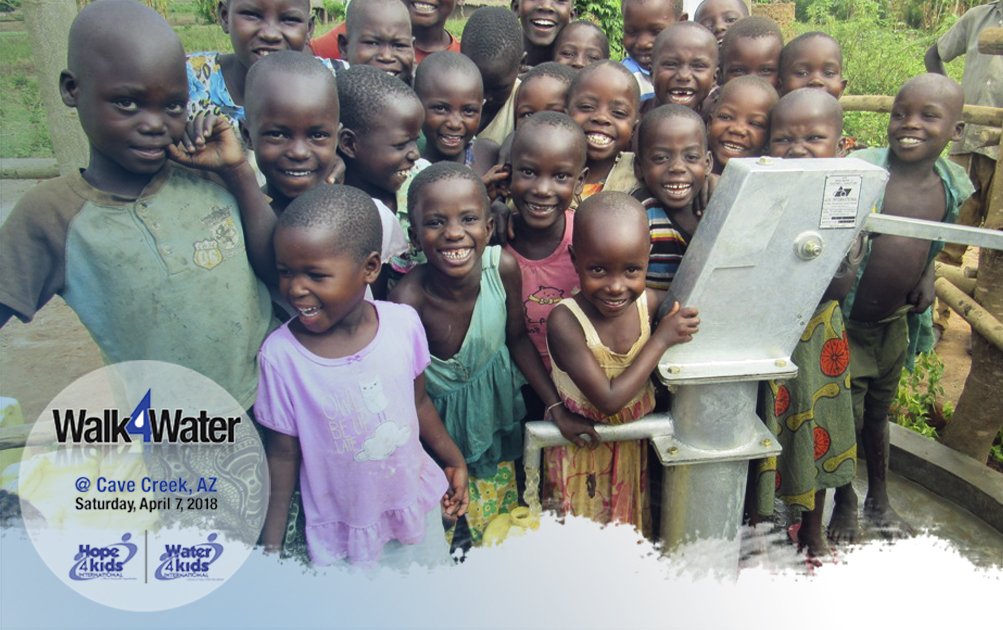 H4KI's tweet photo. Because every drop counts. Register today for the 2nd annual Walk 4 Water event in Cave Creek, AZ on April 7th at https://t.co/4dPL2nDBKO. #walk4water #h4ki #w4ki #everydropcounts #dignity #health #joy #love  https://t.co/XOQ8ztQrQf https://t.co/w150qiRIji