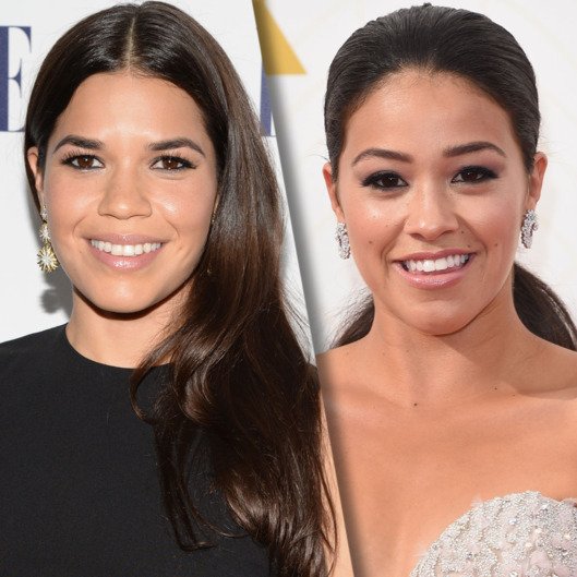 Our #Womeinmedia celebration continues w/ @HereIsGina& @AmericaFerrera . These Latinas are on top of their game starting + recently directing @NBCSuperstore & @CWJaneTheVirgin They also support causes like the #TimesUp , empowering women everywhere! #latinadirector #womeintv
