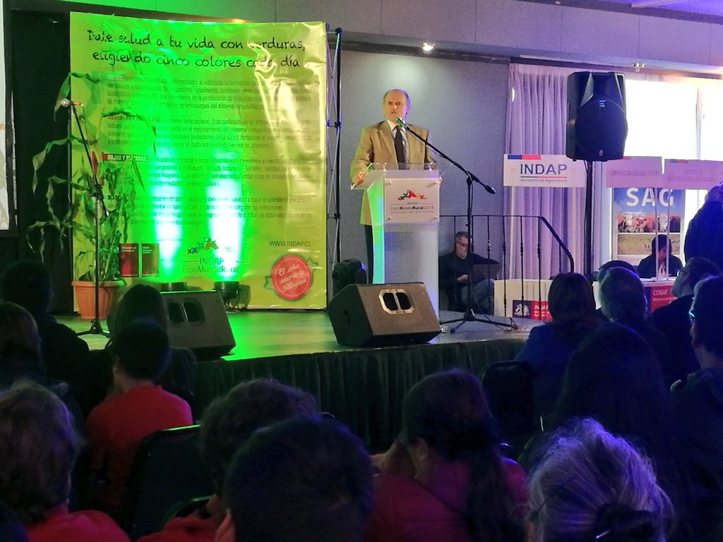 MagallanesBBNN's tweet photo. En #ExpoRural #Magallanes nuestra seremi @FranRojasPhi celebró el esfuerzo de pequeños horticultores a quienes también brinda su apoyo el @MinisterioBBNN. El Intendente @ch_matheson y el seremi de @MinagriMagallan Jose Fernández Dubrok inauguraron el evento. #ChileLoHacemosTodos https://t.co/u0OiXMmdzv