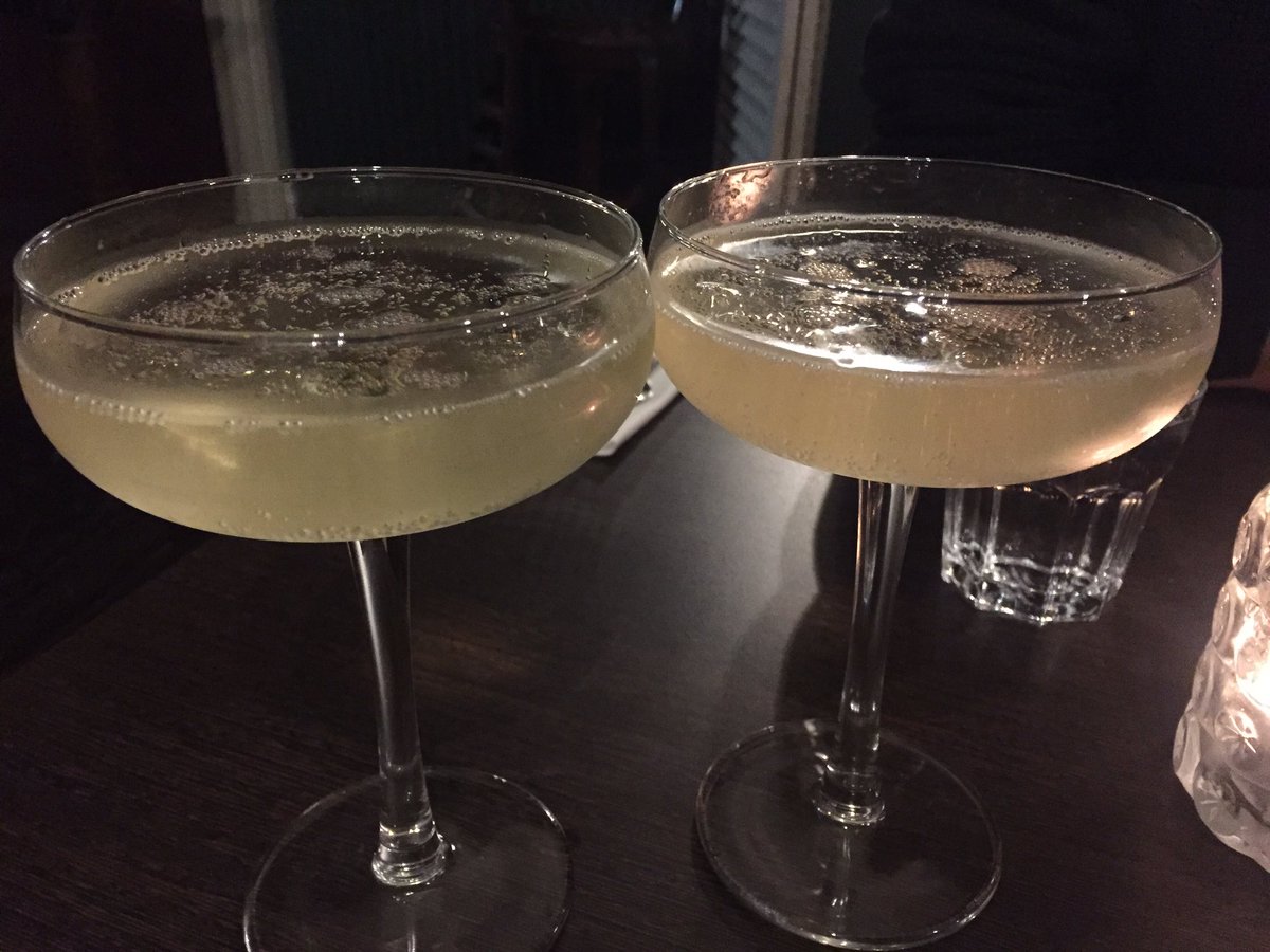 Really enjoyed our meal  <a href="/eatcfpenarth/">Chez Francis Penarth</a> #crémant #tartiflette très bien xxx