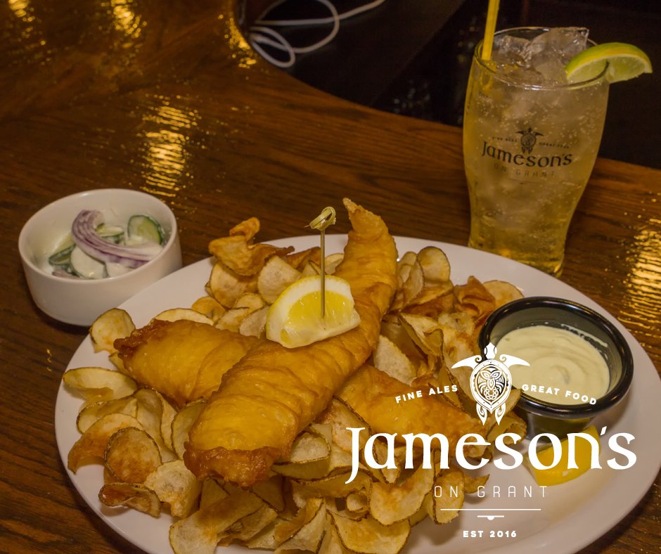 JamesonsOnGrant's tweet photo. It's fry day! Get our Notorious C.O.D. for only $13.95, and wash it down with Big Gingers for $1.00 off! https://t.co/oNSoynWJjl
