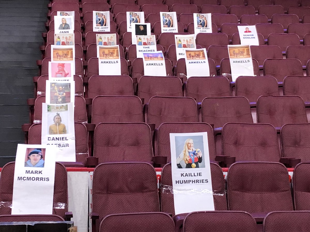 Live <a href="/CBCNews/">CBC News</a> hits backstage and preps in the “bowl” underway for the #JUNOAwards with <a href="/glasneronfilm/">Eli Glasner 🎥</a>. #cbcent