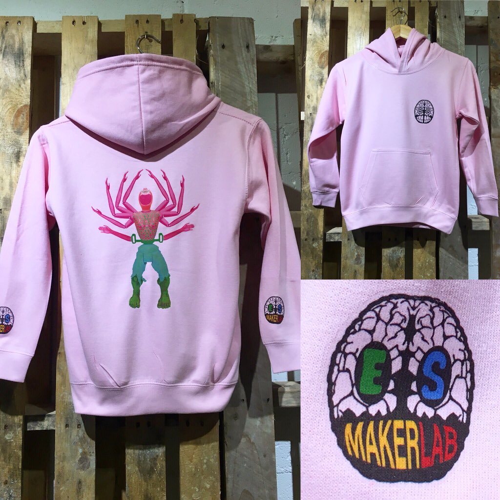 ExploringSenses's tweet image. New #esmakerlab #toyhack #peaceloveunity hoodie design. We make these to order in several colours for young people and adults. 
You can book a workshop on our website to design and make your own #RADgarms
#thefutureisyours 
#radthingsmakemehappy 
#hove #brighton @BrightonHoveCC