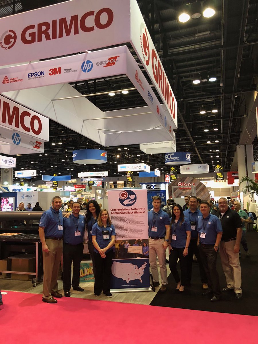 Grimco's tweet photo. 2 days into ISA and we're still going strong! If you're around, visit us at ISA booths 2229, 3829, and 4029!
#signs #signshow #isa2018 #signs #signshow #isa2018 @hp @HPGraphicArts @3mfilms @epsonamerica @orafol_americas @adgraphics_na https://t.co/Un2XWWqbIA