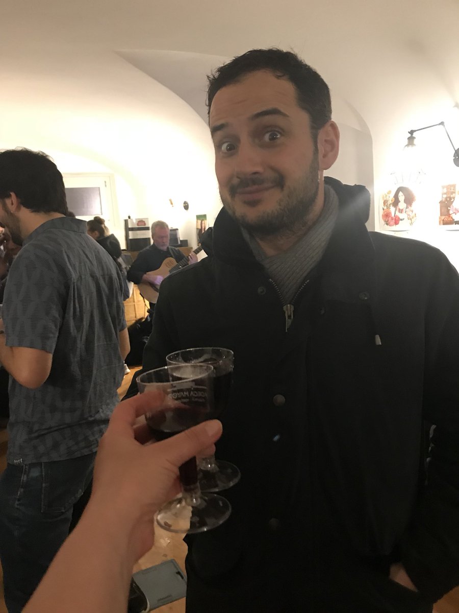 Let’s make a toast to <a href="/mgmatias81/">Miguel Matias</a> for the great job🍷you are awesome ❤️ #IBS2018 #ClimateChange #Biogeography <a href="/mgmatias81/">Miguel Matias</a> <a href="/EcographyJourna/">Ecography</a> <a href="/ibs2018evora/">IBS 2018 Évora</a> <a href="/Biogeography/">The International Biogeography Society</a> <a href="/Araujo_lab/">Miguel Araújo</a>