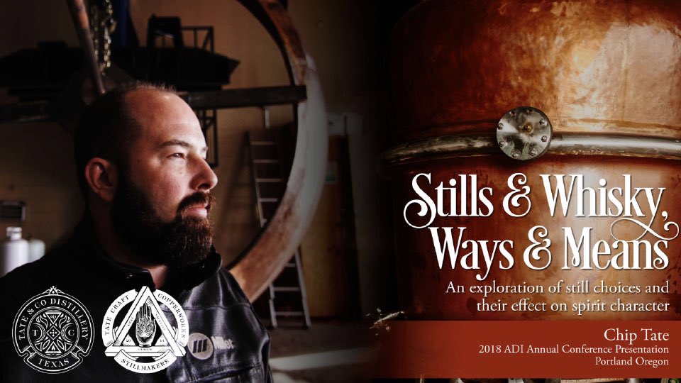 Looking forward to coming out to the #ADI 2018 annual conference in Portland next week! Swing by for my talk about stills and whisky Wednesday at 11:30, if you can!