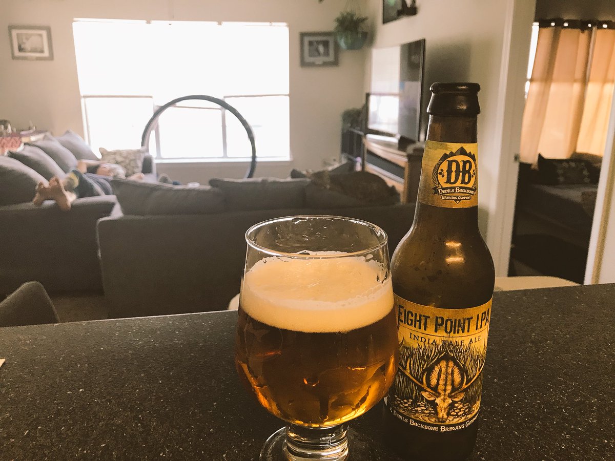 ipa_assassin's tweet photo. Devil made me do it #devilsbackbonebrewing 8point IPA #firstdayofspring https://t.co/Y9AL880PnC