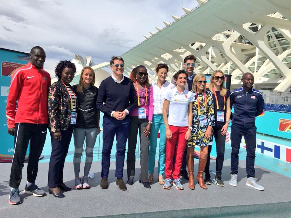 elanameyer's tweet image. Running Reunion at @iaaf World Half Marathon Champioships in Valencia.