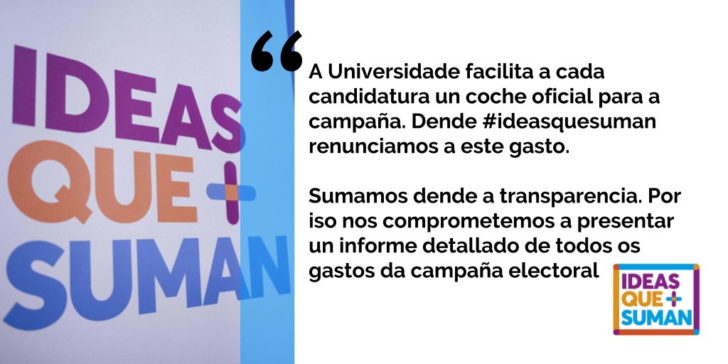 ideasquesuman's tweet photo. Sumamos dende a transparencia. Por iso temos algo que contar https://t.co/lOYWMjTK9V