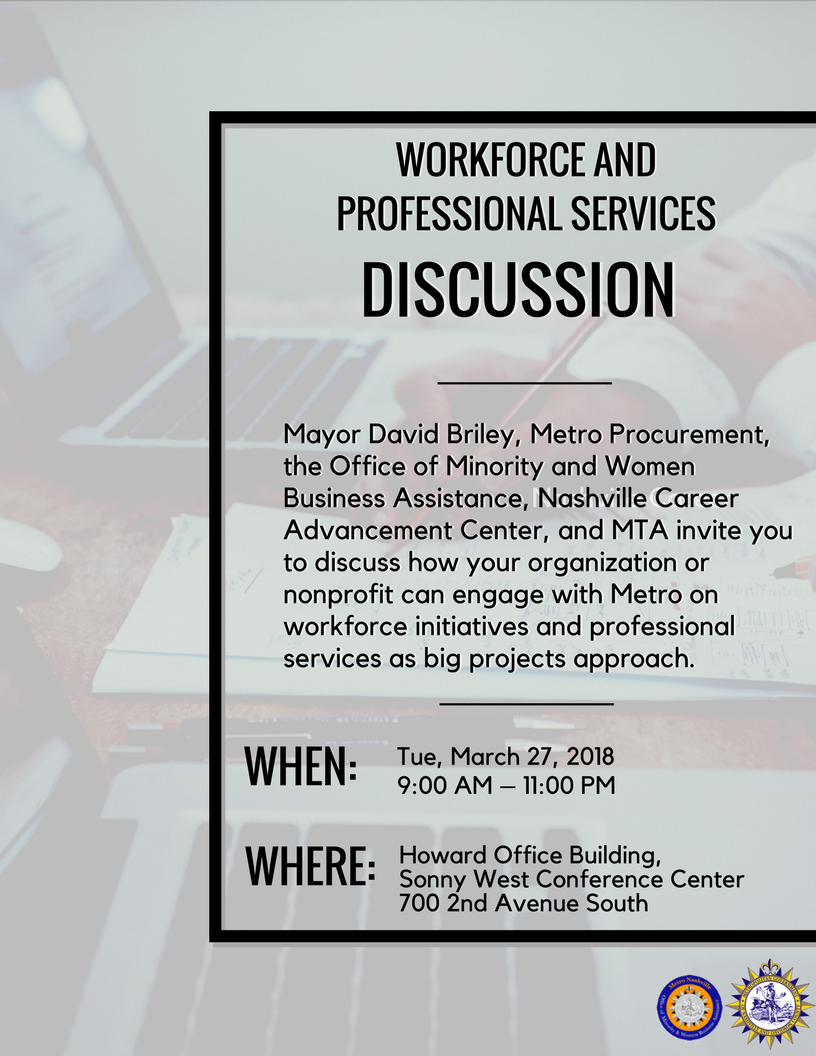 If your organization specializes in workforce and professional services, come to an important panel on Tuesday, 3/27 to discuss how you can connect with Metro as big projects approach. 
eventbrite.com/e/workforce-an…