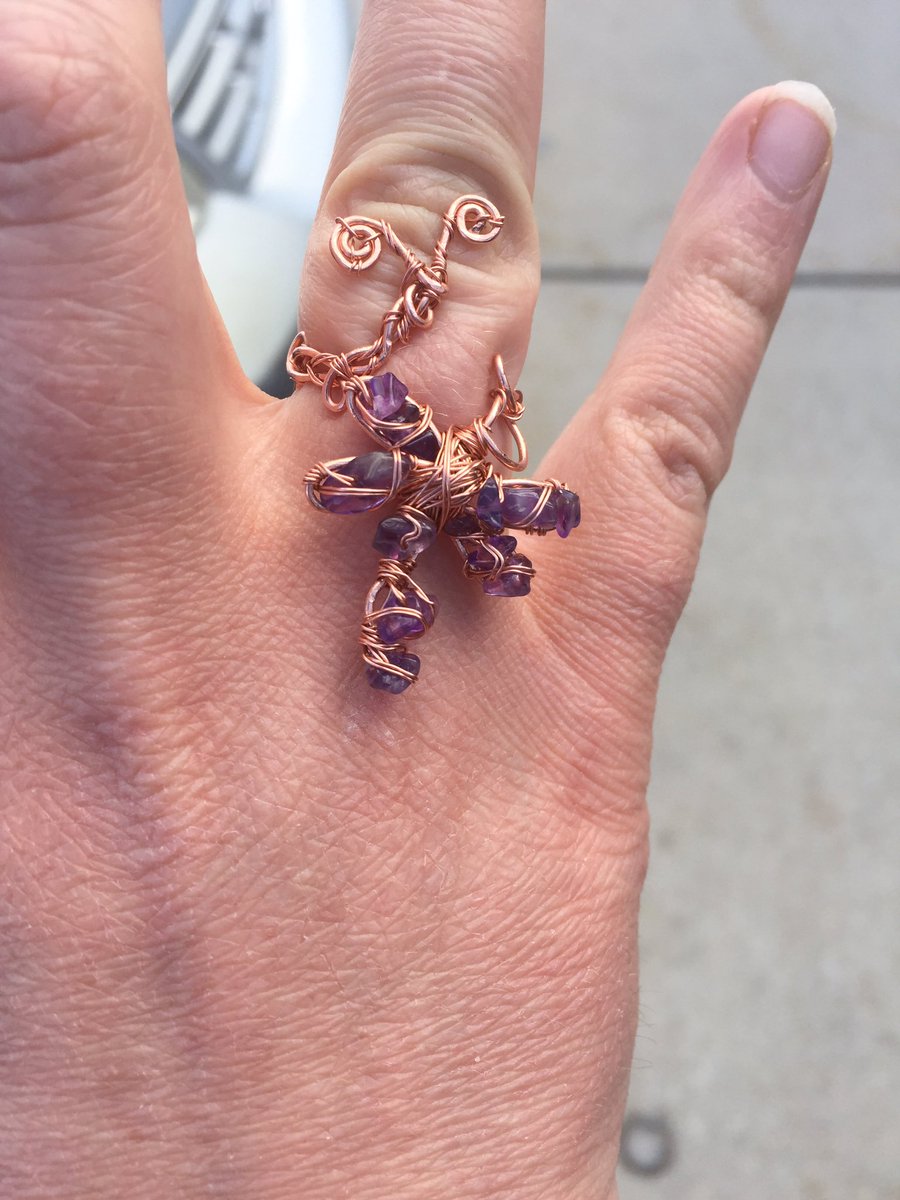 LadybugAquarius's tweet photo. New pieces for salon display.#dragonflyring https://t.co/2NlJJOrl7w