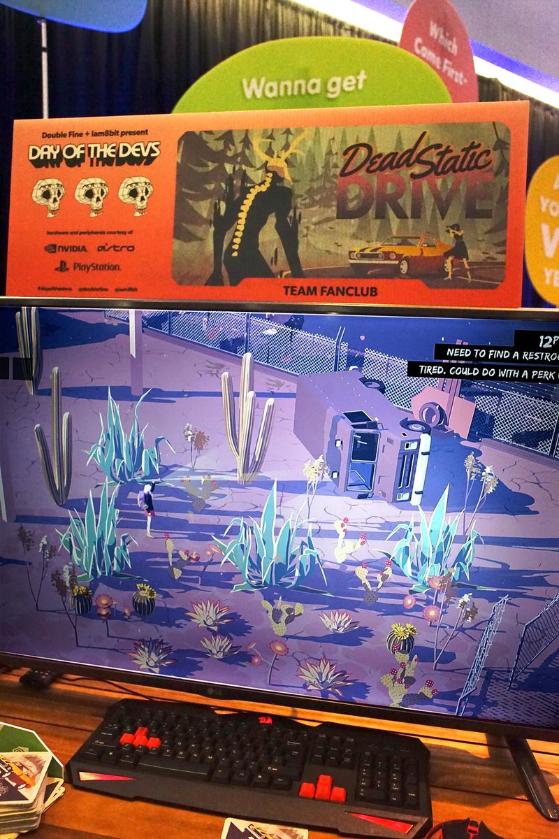 SpeedTreeInc's tweet photo. It was a blast seeing SpeedTree used in a more stylized context at #GDC18 in the gorgeous #DeadStaticDrive #SpeedTreeInTheWild #TreeSpotting #DayOfTheDevs https://t.co/8C3mYFjfVw